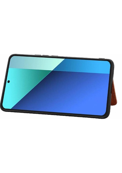 Xiaomi Redmi Için Not 13 4g Standı Fonksiyonu Manyetik Kart Tutucu Rfıd (Yurt Dışından)