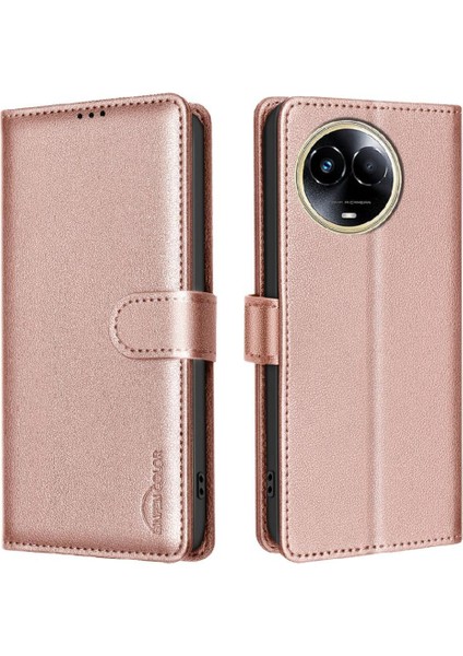 Realme 11X Rfıd Engelleme Cüzdan Kart Tutucu Kickstand Pu Için Flip Case (Yurt Dışından) indirimleri