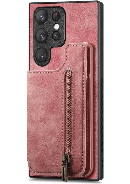 Samsung Galaxy S23 Ultra Standı Fonksiyonu Vintage Fermuar Cüzdan (Yurt Dışından) fırsatları