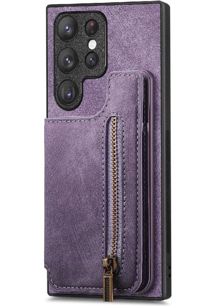 Samsung Galaxy S23 Ultra Standı Fonksiyonu Vintage Fermuar Cüzdan (Yurt Dışından) indirimleri