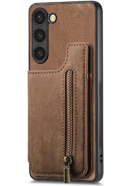Samsung Galaxy S23 Vintage Fermuar Cüzdan Için Kılıf Katlanabilir Arka Kapak (Yurt Dışından) indirimleri