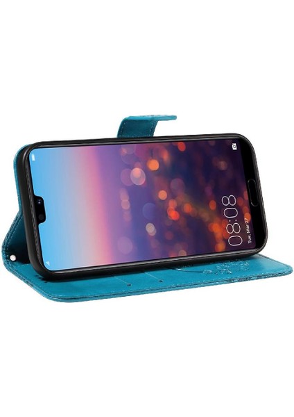 Kredi Kartı Yuvası ile Huawei P20 Pro Için Flip Case Kabartmalı Kelebek El (Yurt Dışından) fırsatları