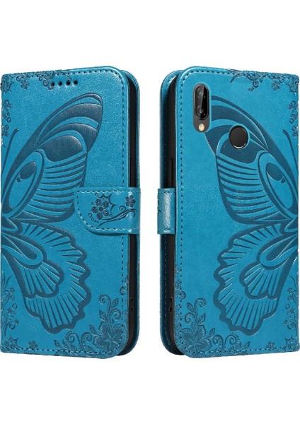 Kredi Kartı Yuvası ile Huawei P20 Lite Için Flip Case Yüksek Kalite Deri (Yurt Dışından) modelleri