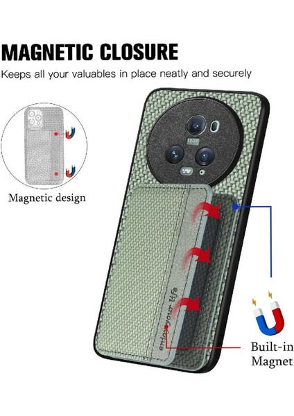 Onur Için Kılıf Sihirli 5 Pro Rfıd Engelleme Manyetik Kart Tutucu Komple (Yurt Dışından)