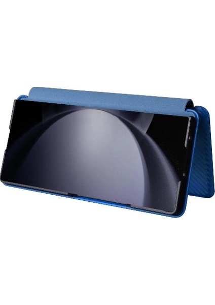 Samsung Galaxy Z Için Flip Case Kart Tutucu Kickstand Fiber ile 6 5g Kat (Yurt Dışından) modelleri