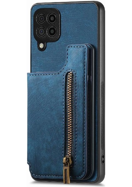 Samsung Galaxy A22 4g Için Kılıf Katlanabilir Arka Kapak Standı Fonksiyonu Vintage (Yurt Dışından) modelleri