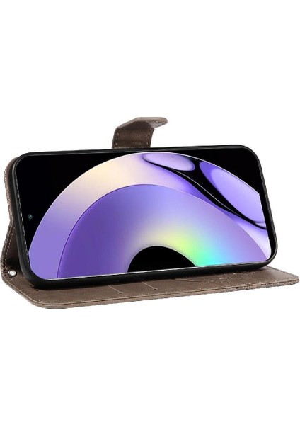Kredi Kartı Yuvası ile Reamle 10 Pro 5g Kabartmalı Kelebek Için Flip Case (Yurt Dışından)