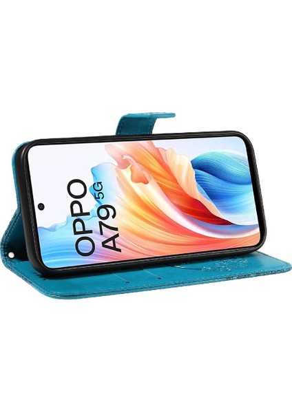 Oppo A79 5g Kabartmalı Kelebek Ayrılabilir El Kayışı ile Flip Case (Yurt Dışından) modelleri