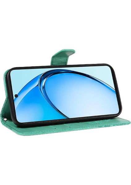Oppo A60 4g Kabartmalı Kelebek ile Yüksek Kaliteli Deri Flip Case (Yurt Dışından) modelleri