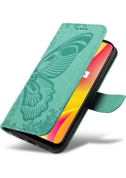 Reamle C25 Için Flip Case Kart ile Yüksek Kaliteli Deri Kabartmalı Kelebek (Yurt Dışından) indirimleri