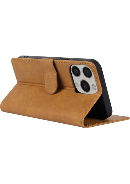 IPhone 12 Için Flip Case Pro Max Manyetik Kapatma Kart Yuvaları Yan Cep (Yurt Dışından)