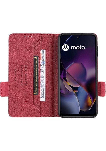 Motorola Moto G54 5g Kart Tutucu Kapak Kickstand Manyetik Için Flip Case (Yurt Dışından) fırsatları