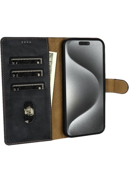 IPhone 16 Için Flip Case Pro Max Çift Katmanlı Koruma Anti Kayma Manyetik (Yurt Dışından)