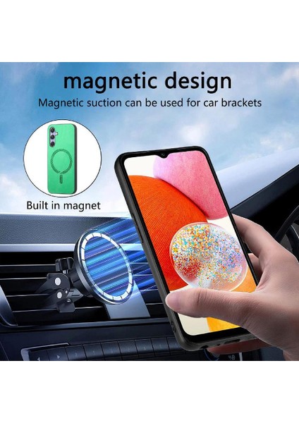 Samsung Galaxy A14 Ince Kablosuz Şarj Magsafe Araba Mounts Için Flip Case (Yurt Dışından) fiyatları