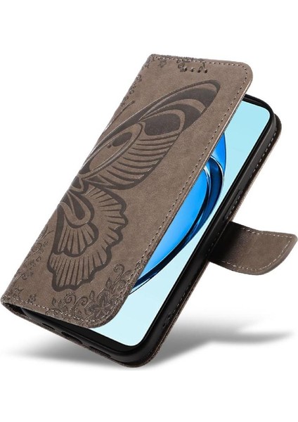 Oppo A60 4g Kabartmalı Kelebek ile Yüksek Kaliteli Deri Flip Case (Yurt Dışından) modelleri