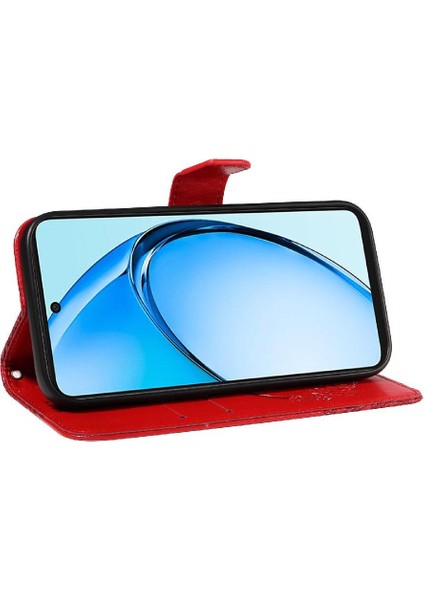 Oppo A60 4g Kabartmalı Kelebek ile Yüksek Kaliteli Deri Flip Case (Yurt Dışından) modelleri