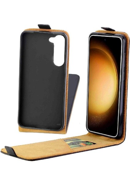 Samsung Galaxy S23 Artı Koruyucu Kapak Tpu Kart Için Dikey Flip Case (Yurt Dışından)