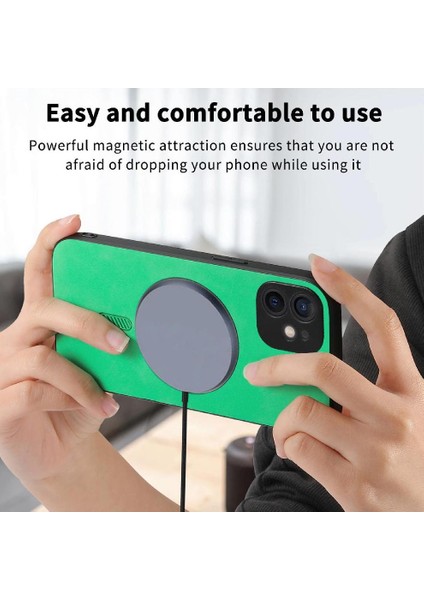 IPhone 11 Için Flip Case Kablosuz Şarj Ince Magsafe Araba Bağlar (Yurt Dışından)