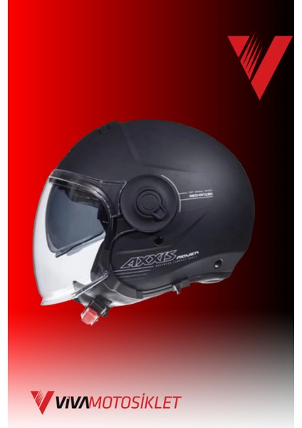 Axxıs Raven Sv Solıd Matt Black