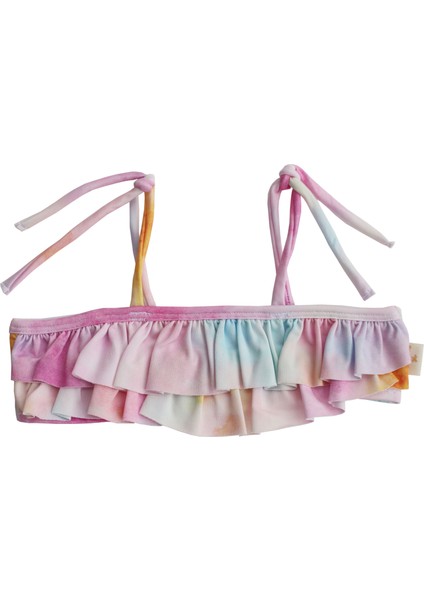 Uv Korumalı Fırfırlı Tie Dye Bikini Set fiyatları