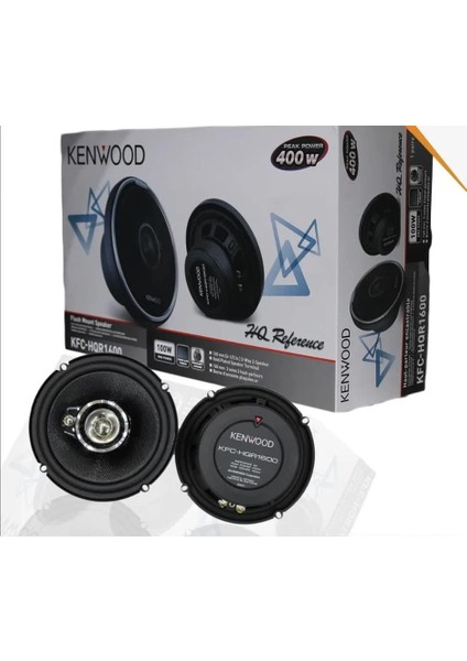 KFC-HQR1600 16 cm Oto Hoparlör 100W Rms 400W Maksimum Amfi Uyumlu modelleri