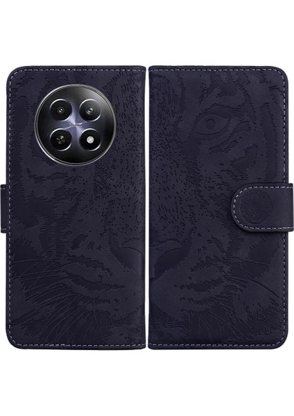 Realme 12 5g Kabartmalı Sevimli Kaplan Deri Cüzdan Kickstand Için Flip Case (Yurt Dışından)