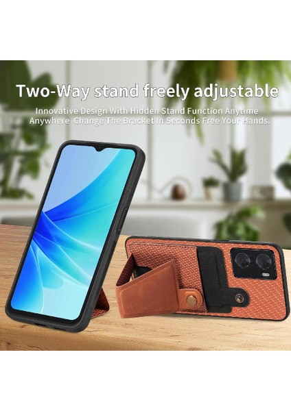 MY Boutique1 Oppo A57 4g Için Kılıf Braketi Cardholder Standı Fonksiyonu Manyetik Tasarım (Yurt Dışından)