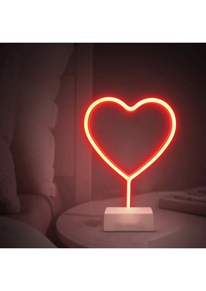 Dekoratif Neon Lamba / Gece Aydınlatması / Kalp / Yıldız / Flamingo / Kaktüs