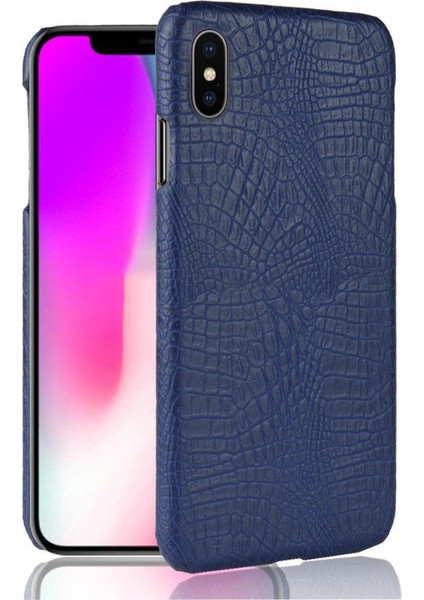 IPhone Xs Max Klasik Timsah Moda Anti Için Şık Klasik Durumda (Yurt Dışından)