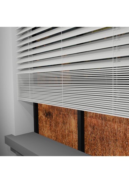 Ahşap Jaluzi Perde 50 mm GERÇEK AHŞAP Redüktörlü / Zincirli BEYAZ Renk indirimleri