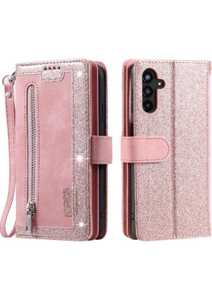 Samsung Galaxy A34 5g 9 Kart Yuvaları Pu Deri Cüzdan Için Flip Case (Yurt Dışından)