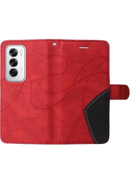 Kart Yuvası Standı Rengi ile Oppo Oppo 12 5g Deri Cüzdan Için Flip Case (Yurt Dışından) indirimleri