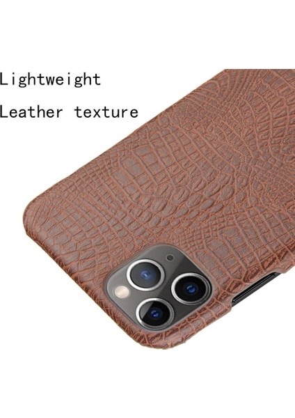 Şık Klasik Kılıf IPhone 11 Pro Max Klasik Timsah Moda Anti (Yurt Dışından)