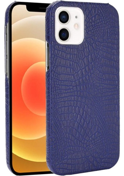 IPhone 12 Mini Uyumluluk Klasik Timsah Için Şık Klasik Kılıf (Yurt Dışından)