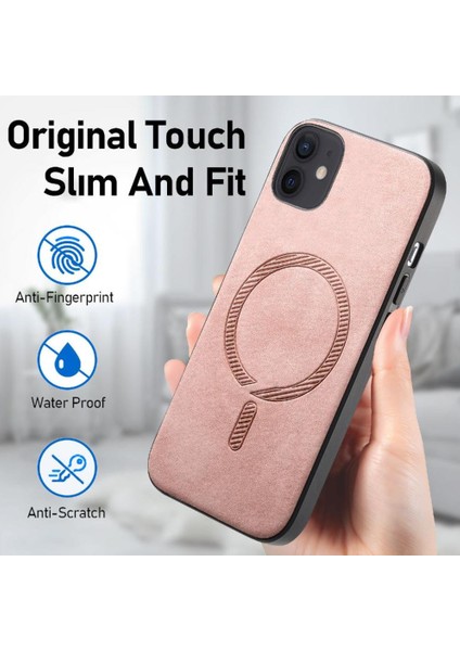 IPhone 12 Için Flip Case Ince Kablosuz Şarj Hafif Magsafe Araba (Yurt Dışından)