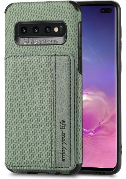 Samsung Galaxy S10 Artı Komple Kamera Güvenlik Manyetik Kart Rfıd Için Kılıf (Yurt Dışından)