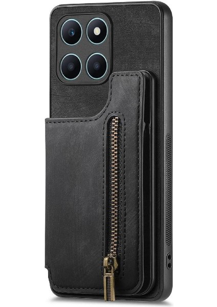 Onur X6A Vintage Fermuar Cüzdan Için Kılıf Katlanabilir Arka Kapak Standı Fonksiyonu (Yurt Dışından) fiyatları