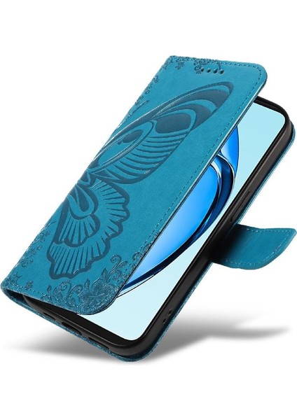 Oppo A60 4g Kabartmalı Kelebek ile Yüksek Kaliteli Deri Flip Case (Yurt Dışından) fırsatları