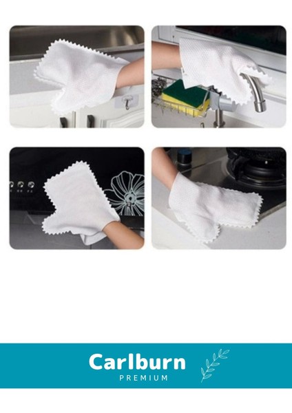 Özel Üretim Yüksek Kaliteli Mikrofiber Pratik Çok Amaçlı Temizlik Toz Alma Eldiveni 10 Adet modelleri
