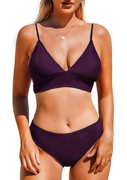 Kaplı Üçgen Bikini Üstü DB200051BU