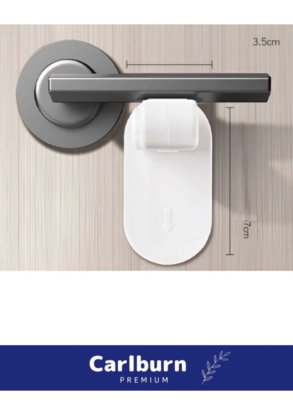 Özel Üretim 180 Derece Dönebilen Düğmeli Bebek Çocuk Koruyucu Kapı Kolu Kilidi - 5 Adet fırsatları