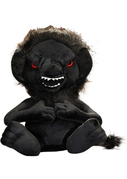 35 cm Karikatür Siyah Aslan Koyu Hayvan Bebek Peluş Oyuncak Cadılar Bayramı si (Yurt Dışından)