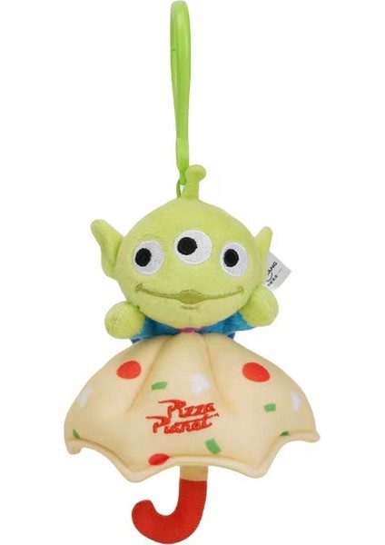 Disney It's Raining Doll Okul Çantası Kolye Dikiş Üç Gözlü Çilek Ayı Peluş Bebek (Yurt Dışından)