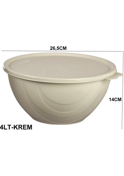Moon Star Elegance Kapaklı Yoğurt Mayalama Kabı Yemek Saklama Kabı 4 LITRE-RBK-313 indirimleri