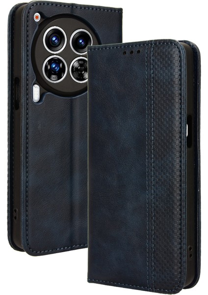 Tecno Camon 30 Premier 5g Retro Deri Cüzdan Kılıfı (Yurt Dışından)