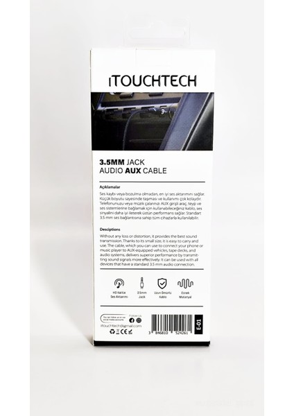 3.5mm Aux To 3.5mm Aux Ses Kablosu Stereo Destekli Hd Ses Kalitesi 1.2m modelleri