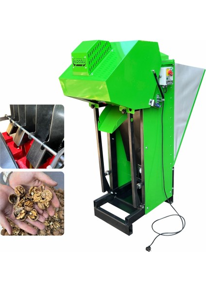 CKK300 Sıkmatik Sistem 3 Yollu Ceviz Kırma Makinesi