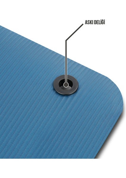 MH24104 Pilates Mat Askısı + 6 Adet 10 mm Mavi Mat