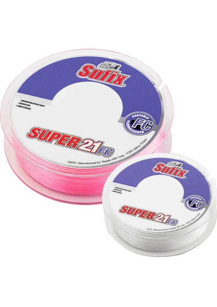 Süper 21 Fluorocarbon Misina CLEAR-0.35MM - 80MT - 9kg