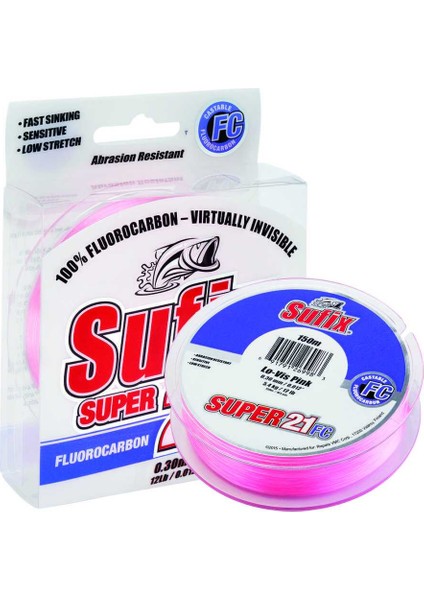 Süper 21 Fluorocarbon Misina CLEAR-0.35MM - 80MT - 9kg